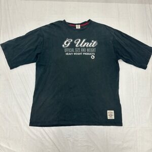 Vintage G‎ Unit T-Shirt 50 Cent Y2K Official Sz 3XL Heavy Weight Street Products